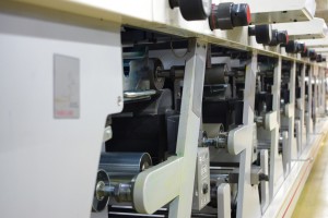 Druckmaschine für die Etiketten produktion